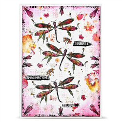 AALL & Create Stamp Set A6 1466 Glassbound Dragonfly