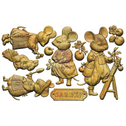 Prima Marketing Homegrown Decor Moulds Tiny Gardeners by The 3 Girls Tale