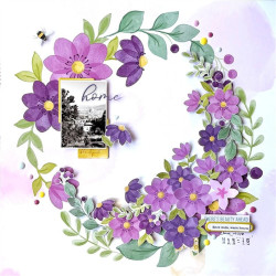 Pinkfresh Studio Crafted Moments Floral Ephemera by Paige Evans 36pz