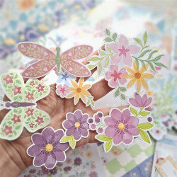 Pinkfresh Studio Crafted Moments Floral Ephemera by Paige Evans 36pz