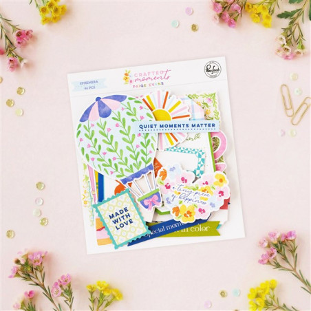 Pinkfresh Studio Crafted Moments Ephemera by Paige Evans 46pz