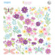Pinkfresh Studio Crafted Moments Floral Ephemera by Paige Evans 36pz