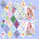 Pinkfresh Studio Crafted Moments Puffy Stickers by Paige Evans 25pz