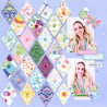 Pinkfresh Studio Crafted Moments Puffy Stickers by Paige Evans 25pz