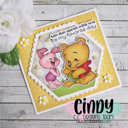 C.C. Design Bear Friends Clear Stamp