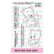 C.C. Design Honey Bear Clear Stamp