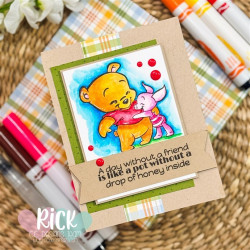C.C. Design Honey Bear Clear Stamp
