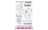 C.C. Design Honey Friends Clear Stamp