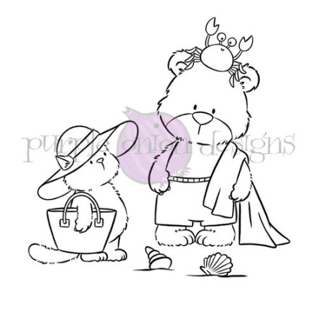 PREORDINE! Purple Onion Designs Chilliezgraphy by Pei - Beach Besties (Brownie & Tofu)