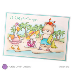 PREORDINE! Purple Onion Designs Chilliezgraphy by Pei - Beach Besties (Brownie & Tofu)