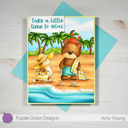 PREORDINE! Purple Onion Designs Chilliezgraphy by Pei - Beach Besties (Brownie & Tofu)