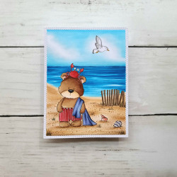 PREORDINE! Purple Onion Designs Chilliezgraphy by Pei - Beach Besties (Brownie & Tofu)