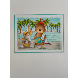 PREORDINE! Purple Onion Designs Chilliezgraphy by Pei - Beach Besties (Brownie & Tofu)