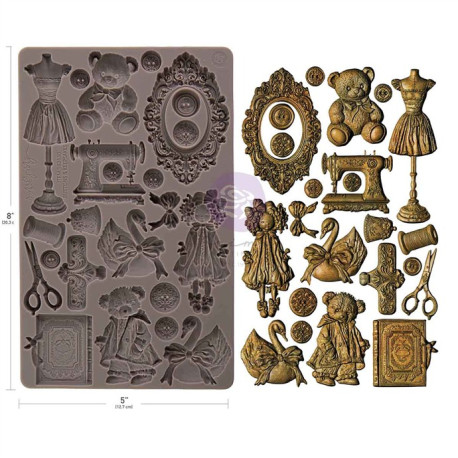 Prima Marketing Buttons & Keepsakes Decor Moulds by Frank Garcia