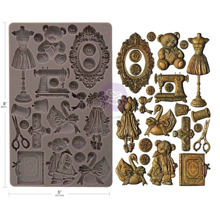 Prima Marketing Buttons & Keepsakes Decor Moulds by Frank Garcia