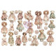Prima Marketing Buttons & Keepsakes Ephemera Cherished Companions by Frank Garcia 52pz