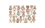 Prima Marketing Buttons & Keepsakes Ephemera Cherished Companions by Frank Garcia 52pz