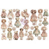 Prima Marketing Buttons & Keepsakes Ephemera Cherished Companions by Frank Garcia 52pz
