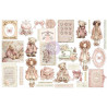 Prima Marketing Buttons & Keepsakes Ephemera Quilted Memories by Frank Garcia 64pz