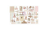 Prima Marketing Buttons & Keepsakes Ephemera Stitched Clippings by Frank Garcia 76pz