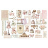 Prima Marketing Buttons & Keepsakes Ephemera Stitched Clippings by Frank Garcia 76pz