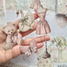 Prima Marketing Buttons & Keepsakes Ephemera Stitched Clippings by Frank Garcia 76pz
