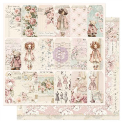 Prima Marketing Buttons & Keepsakes Paper Pad by Frank Garcia 30x30cn