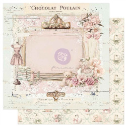 Prima Marketing Buttons & Keepsakes Paper Pad by Frank Garcia 30x30cn