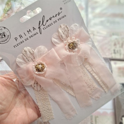 Prima Marketing Buttons & Keepsakes Flowers Elegant Fleurs by Frank Garcia 2pz