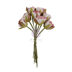 Prima Marketing Buttons & Keepsakes Flowers Tattered Millinery by Frank Garcia 8pz