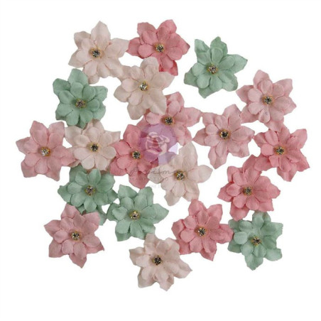 Prima Marketing Buttons & Keepsakes Flowers Delicate Trimmings by Frank Garcia 20pz