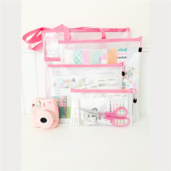 Simple Stories Craft Bag Pink