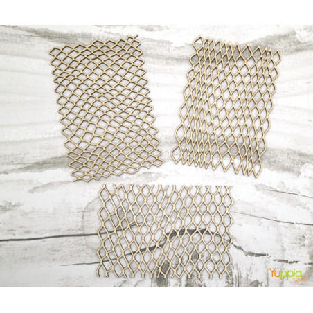 YupplaCraft Legnetti Pattern - Reti 3pezzi