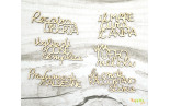 YupplaCraft Legnetti Frasi - Respira LIBERTÀ