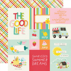 Simple Stories Sweet Summertime Collection Kit 30x30cm