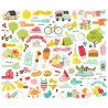 Simple Stories Sweet Summertime Bits & Pieces 80pz