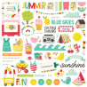 Simple Stories Sweet Summertime Chipboard 70pz