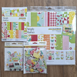 Simple Stories Sweet Summertime Chipboard 70pz