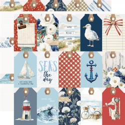 Simple Stories Simple Vintage Sand & Sea Collection Kit 30x30cm