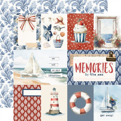 Simple Stories Simple Vintage Sand & Sea Collection Kit 30x30cm