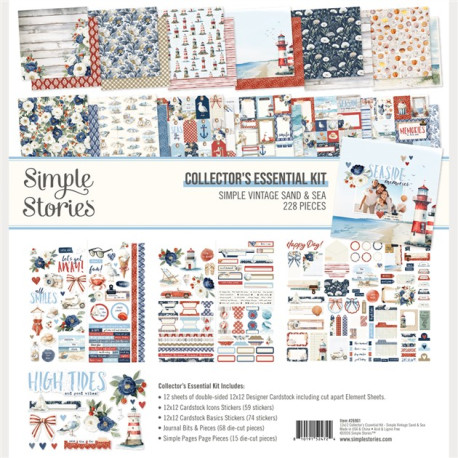 Simple Stories Simple Vintage Sand & Sea Collector's Essential Kit