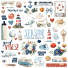 Simple Stories Simple Vintage Sand & Sea Chipboard 56pz