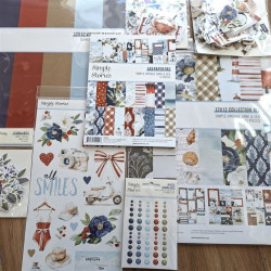 Simple Stories Simple Vintage Sand & Sea Chipboard 56pz