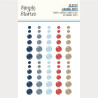 Simple Stories Simple Vintage Sand & Sea Glossy Enamel Dots