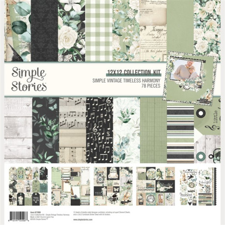 Simple Stories Simple Vintage Timeless Harmony Collection Kit 30x30cm