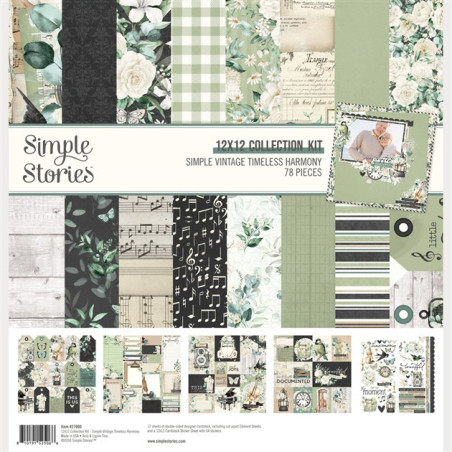 Simple Stories Simple Vintage Timeless Harmony Collection Kit 30x30cm