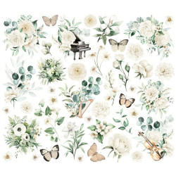 Simple Stories Simple Vintage Timeless Harmony Floral Bits & Pieces 42pz