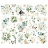 Simple Stories Simple Vintage Timeless Harmony Floral Bits & Pieces 42pz