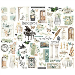 Simple Stories Simple Vintage Timeless Harmony Bits & Pieces 81pz