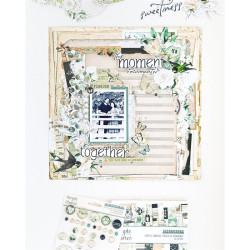Simple Stories Simple Vintage Timeless Harmony Journal Bits & Pieces 90pz